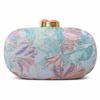 Ladies Shoulder Oblique Span Bag Flower Cloth Bag Modeling Bag Dinner Clutch Bag