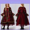 Halloween Child Vampire Costume For Kids With Spandex Fabric For Stage Performance