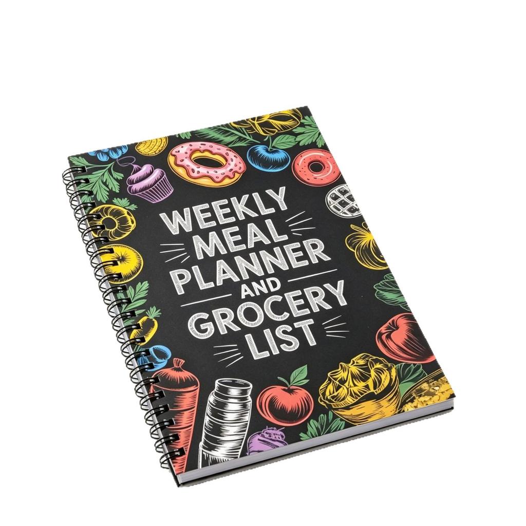 Weekly Meal Planner: Culinary Notebook with Food Design