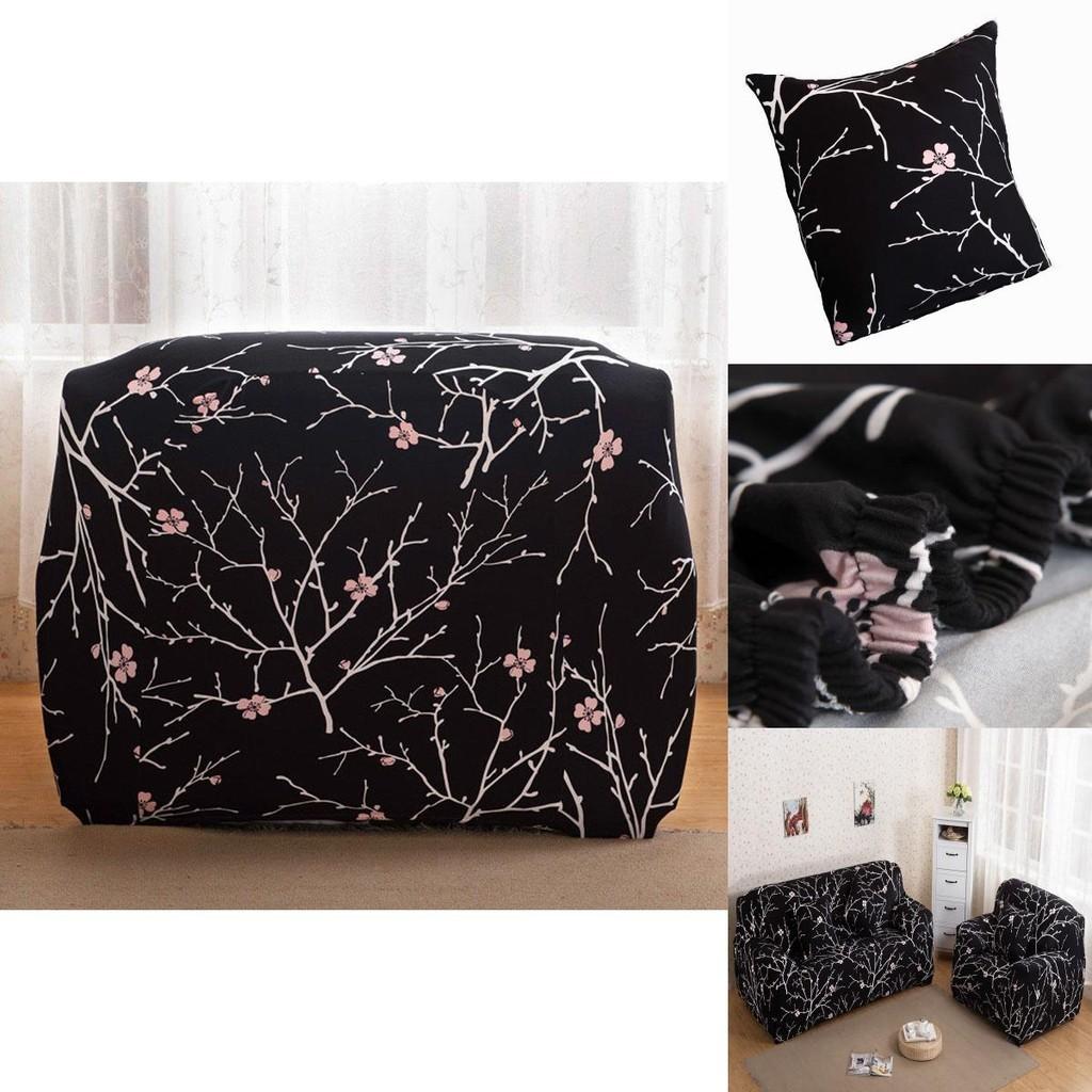 Elegant Floral Stretch Chair Sofa Love Seat Covers With Soft Texture And Excellent Fit