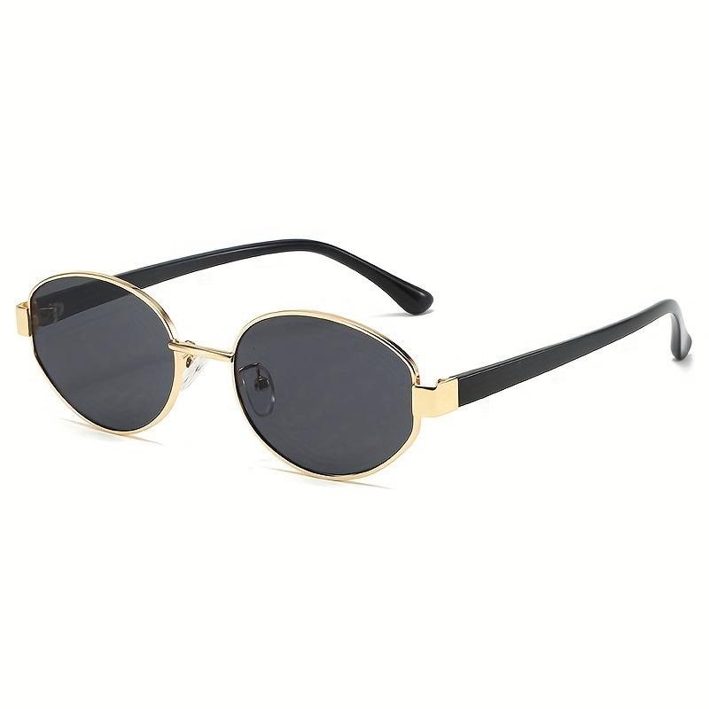 4-piece Set of New Fashion Trend Retro Style Women's Oval Sunglasses