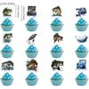 25 Pcs Gone Fishing Cake Topper Cupcake Toppers - Fishing Cake and Party Decorations - Birthday Party Supplies for Baby Shower