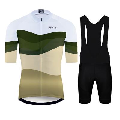 2025 Pro Męski Zestaw Koszulek Rowerowych Krótki Rękaw Oddychający Letni Garnitur Ubrań Rowerowych Maillot Ciclismo Zespół Rower