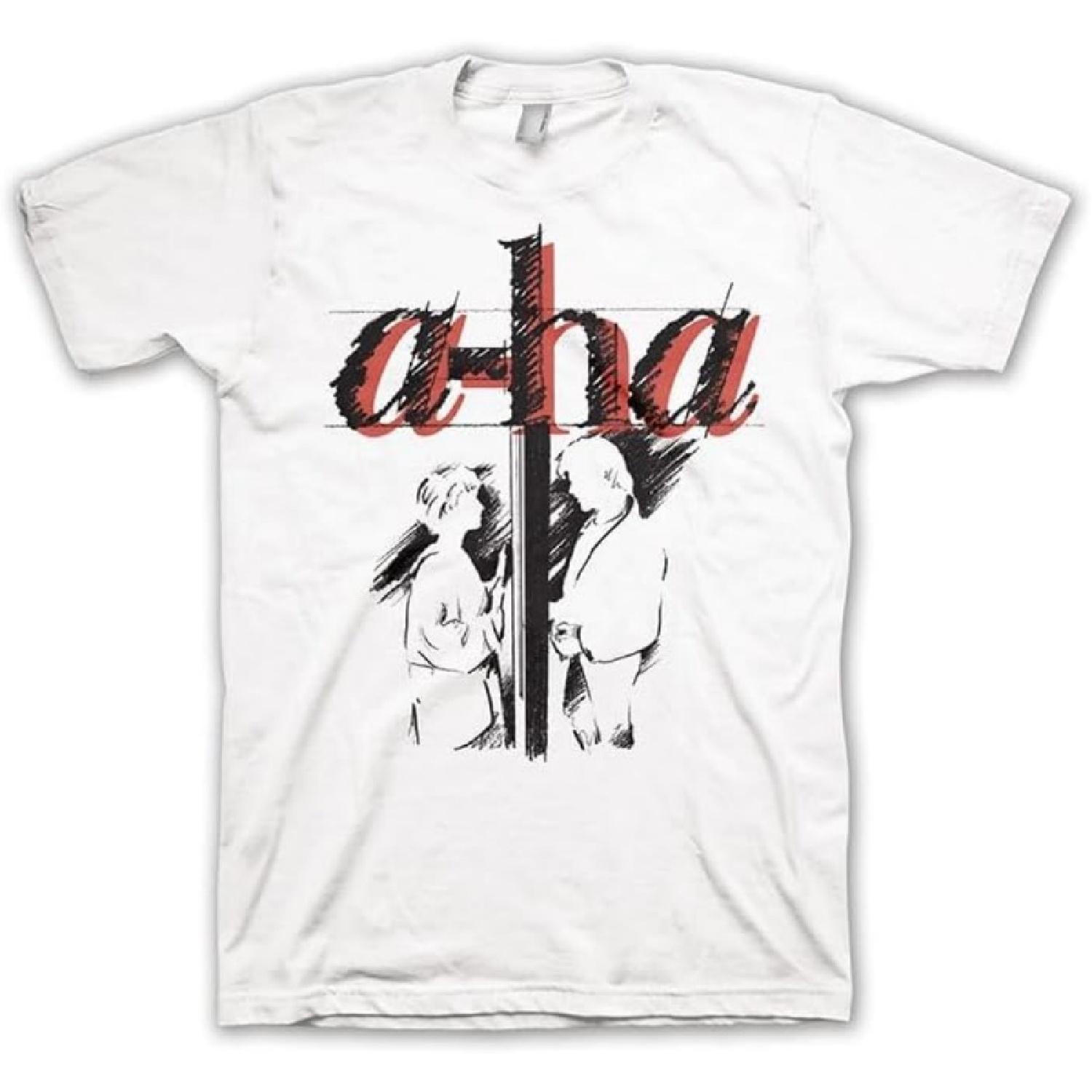 Official Band Shirts A-Ha Video T-Shirt S белый