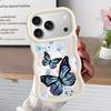 Soft Phone Cover Case for iPhone 11 13 16 Pro Max 14 17 Air XR 12 15 Plus 8 INS Retro Butterfly