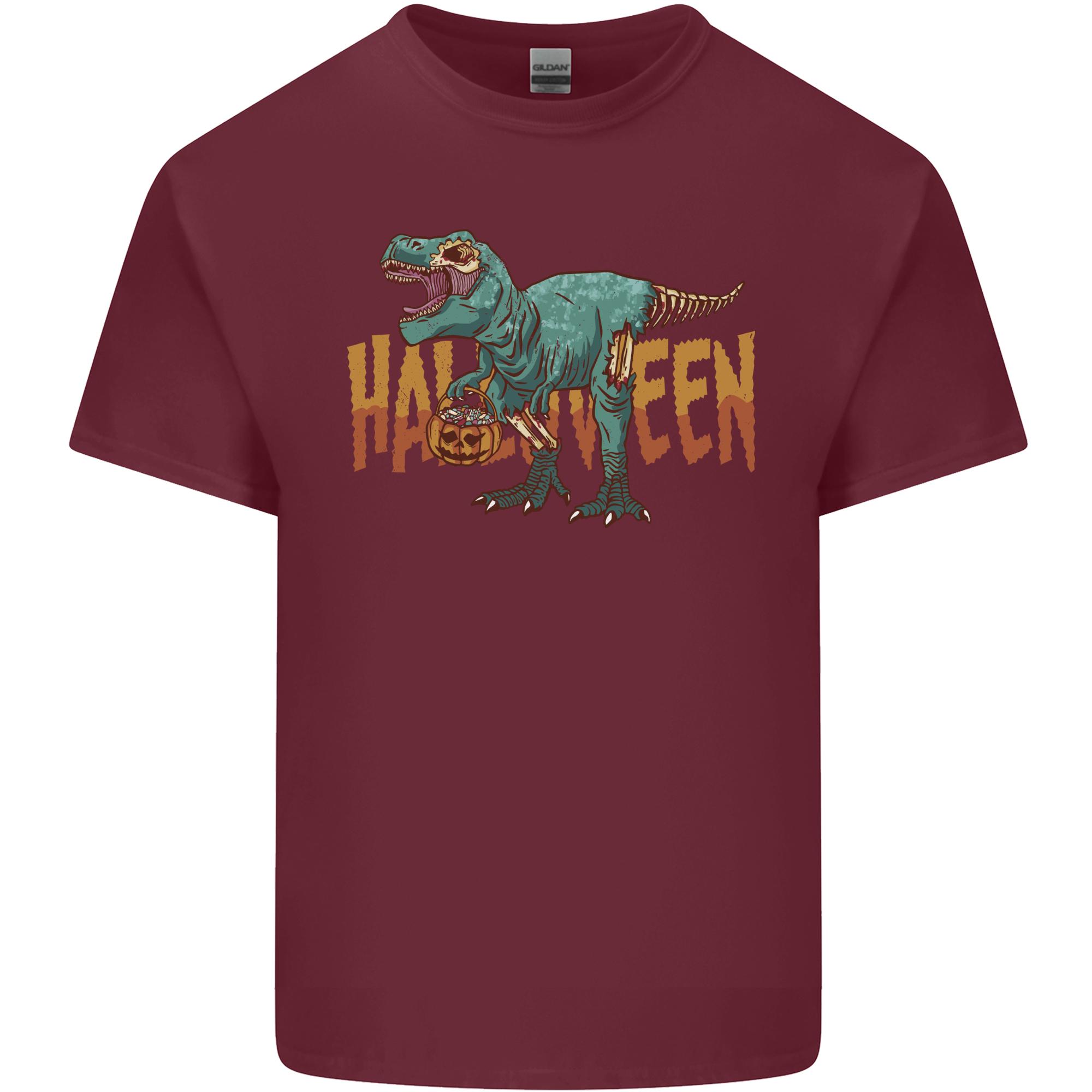 TRex Halloween Dinosaur Unisexs Light Cotton TShirt S