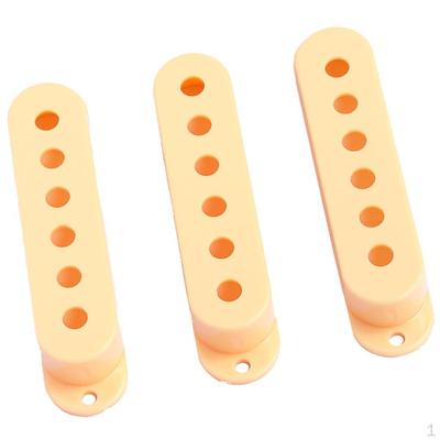 3 Stück Tonabnehmerabdeckung für E-Gitarre 0/52mm