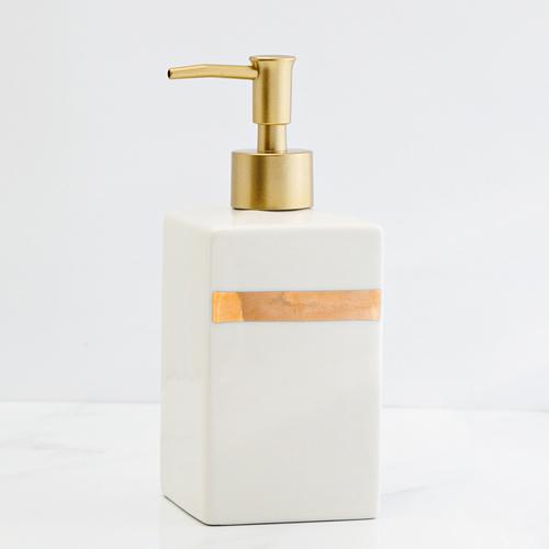 Bathroom Hand Sanitizer Soap Dispenser Gold Press Ceramic Lotion Bottle Hand Sanitizer Dispenser Bottle Bathroom Accessories