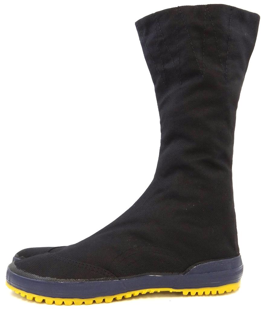 Rikio Lightweight Underground 12 KH12 Stick-on Tabi, Tabi, Sheets, Kohaze, Black, 25.0cm,