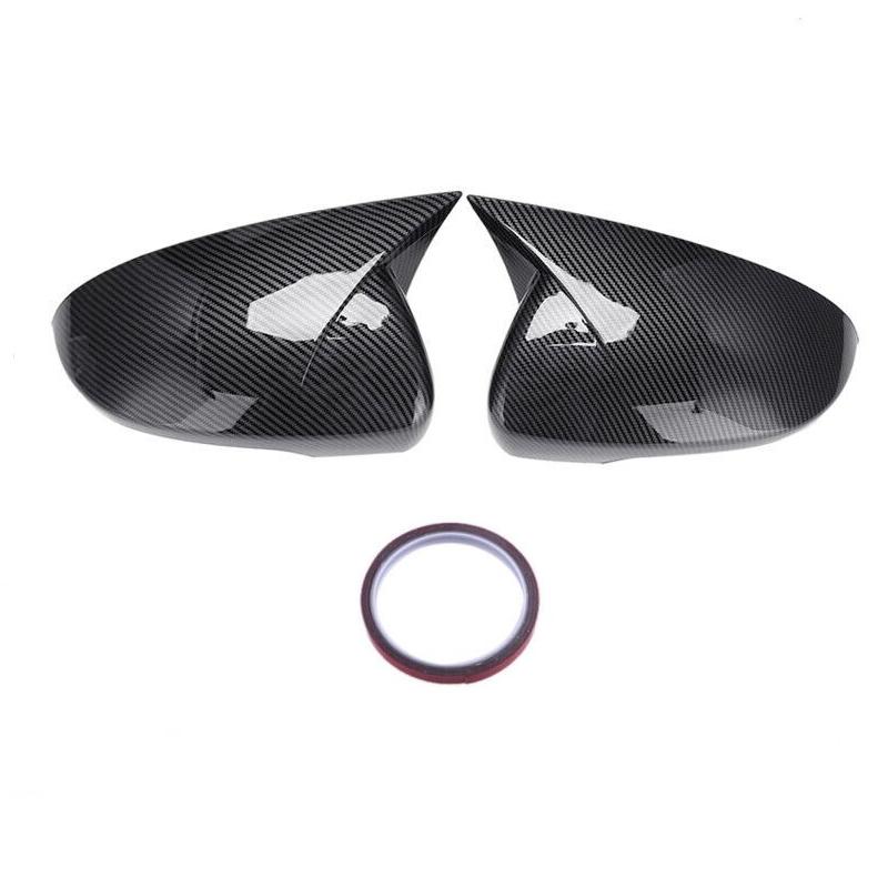 For Hyundai Tucson 2015- 2016 2017 2018  Car Rear View Mirror Ox Horn Side Cover Trim Frame Sticker Caps Accessories
