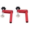 2Pcs Bench Dog Clamp Aluminum Alloy Hold Down Bench Hole Clamp DIY Woodworking Tools 19mm