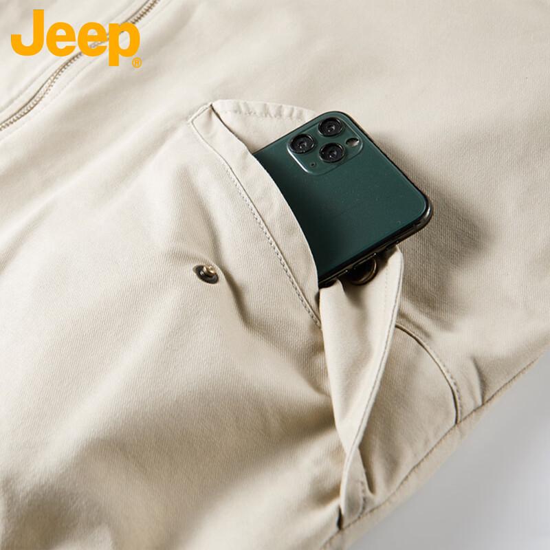 Jeep Men's American Retro Stand Collar Casual Jacket