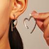 European & American Cold Style Metal Stud Earrings: Retro, High-End, Smooth Design with Personality Ear Cuffs