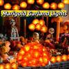 Orange Marigold Garland Lights String Lights for 10LED/30LED Thanksgiving
