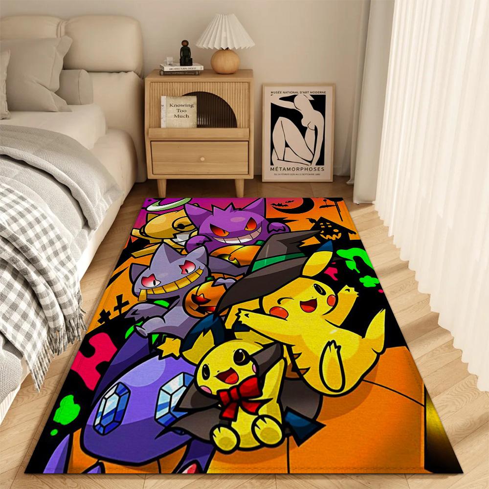 

Модный коврик для прихожей Ковры для гостиной Декор P-Pokemon Нескользящий ковер для кухни Супервпитывающий коврик для ванной Комнатные коврики для ванной 40x60cm