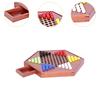 Wooden Chinese Checkers with 60 Marbles Strategy Game for Family Kids Adults XL