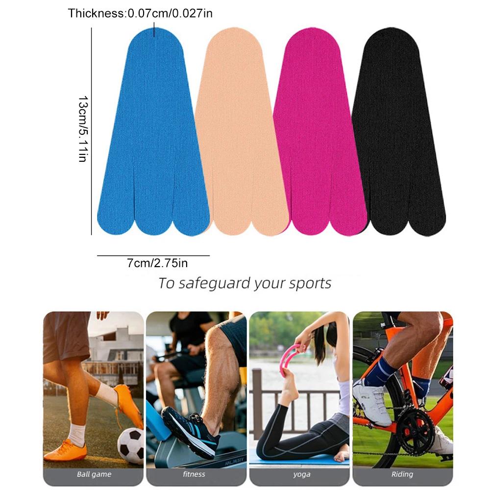 10Pcs Precut Kinesiology Tape For Hand Arches Plantar Fasciitis Running Waterproof Breathable Hypoallergenic