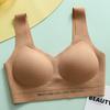Seamless Gathering Bra Women's Underwear Women's Comfort Sports Beautiful Back No Steel Ring Collection Accessory Vest One-piece Bra
