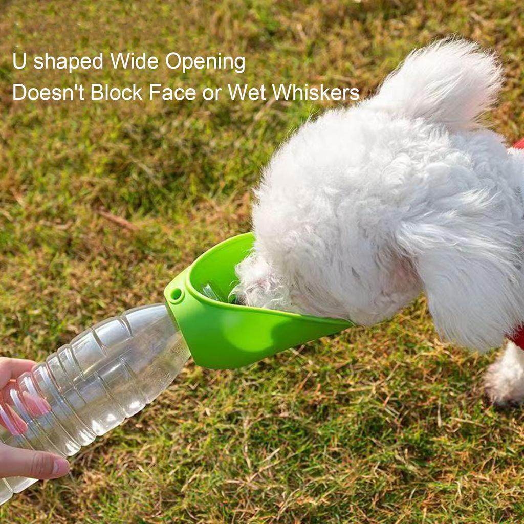 Dog Water Bottle Dog Drinking Bowl Puppy Outdoor Watering Tool Foldable Pet Travel Supplies Dishwasher Safe for Walking Trip