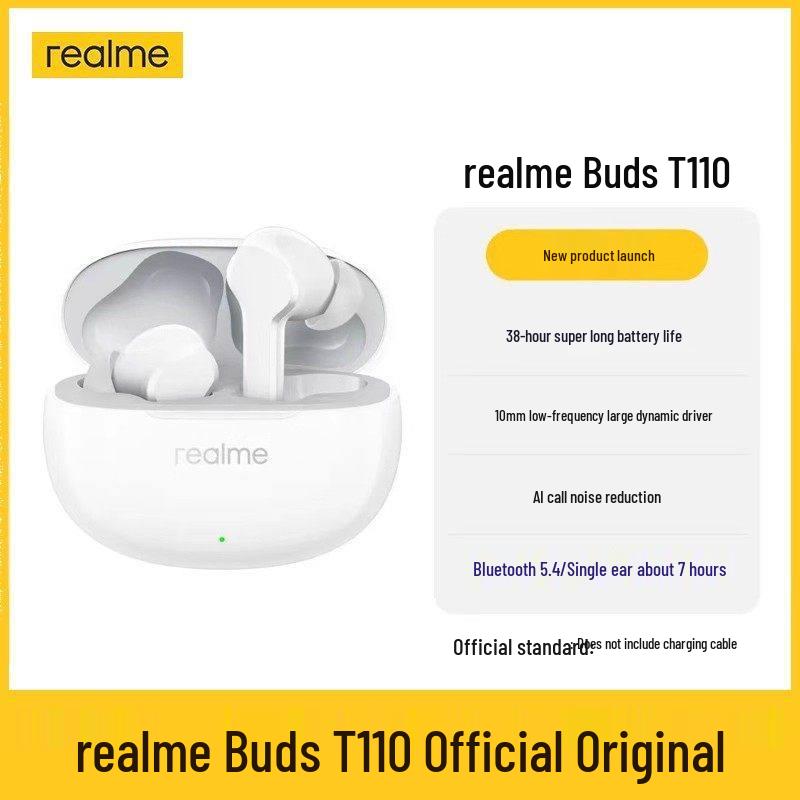 realme BudsT200lite Wireless Bluetooth In-Ear Headphones with Long Battery Life