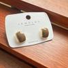 Exquisite Geometry Arc C Shaped Square Stud Earrings Women Simple Coffee Color Enamel Glaze Curved Ear Jewelry Christmas Gift