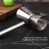 304 Stainless Steel Cocktail Jigger with Handle Double Headed Japanese Measuring Cup Anti-Spill Rust-proof Bar Measure Tools