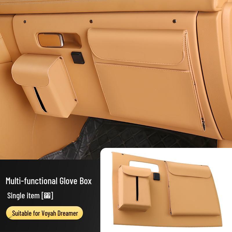 Lantu Dreamer Front Passenger Glove Box Multi-functional Storage & Trash Bag Holder