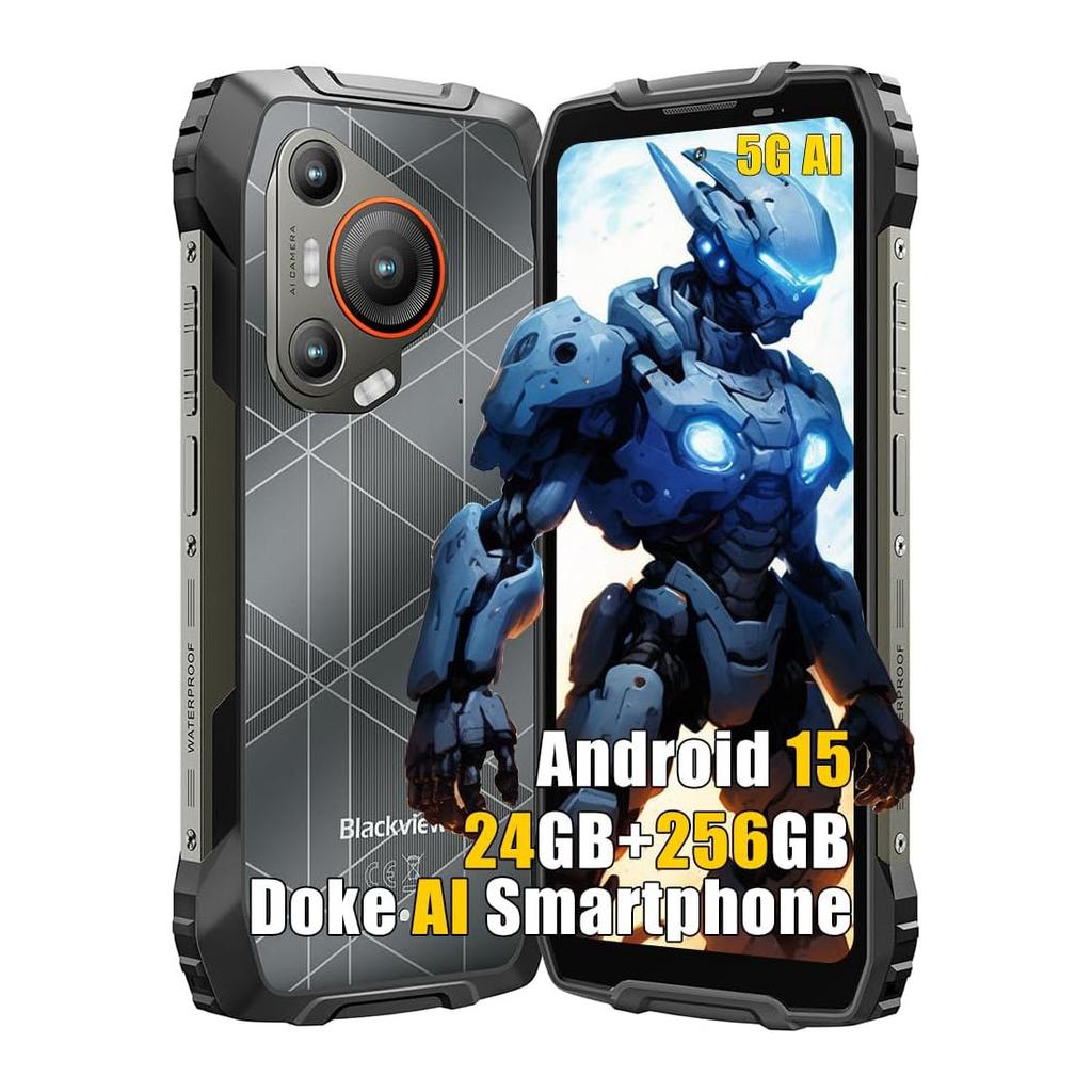 Blackview BL7000 5G 8GB 256GB Android 15 Robustní smartphone 6,78 palce 120HZ Mobilní telefon 7500mAh