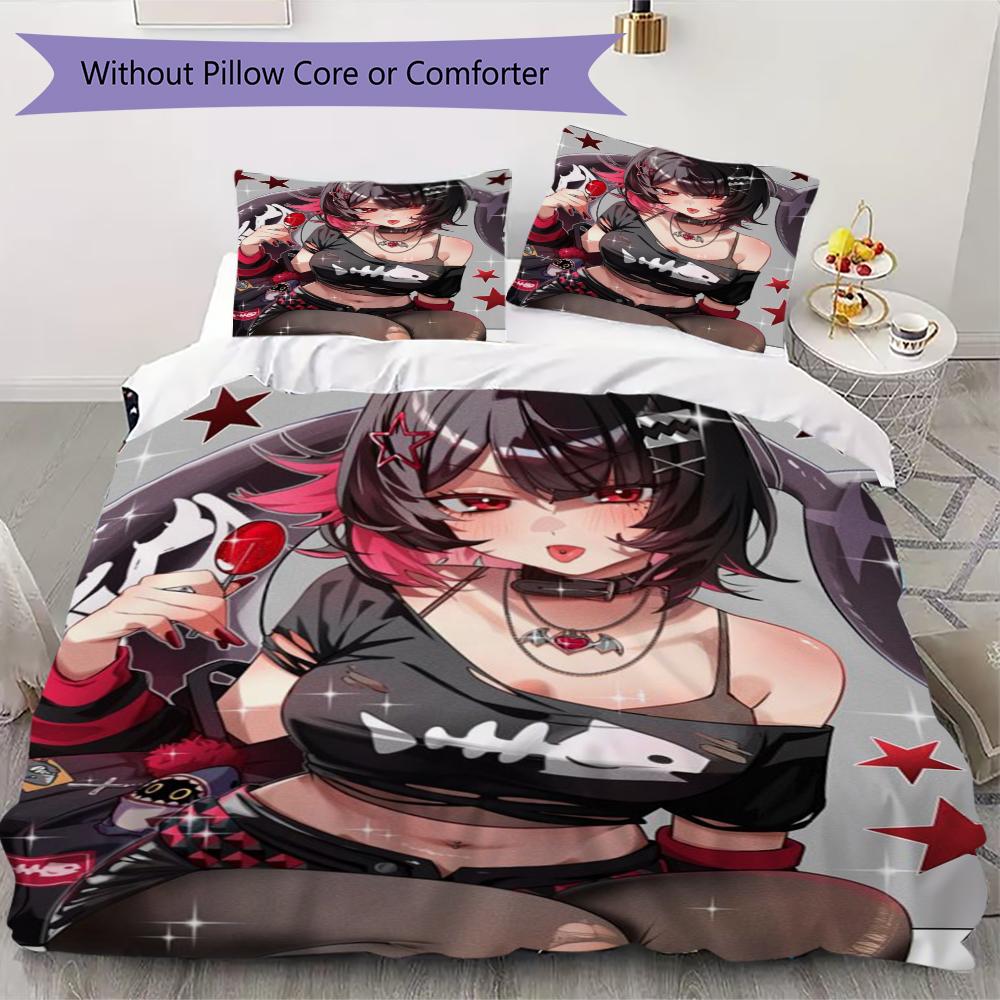

Zenless Zone Zero Pattern Bedding uilt Set uilt Cover Pillowcase Home Decoration Birthday Gift (1 * duvet cover + 2 * pillowcase without core)255 135x200cm