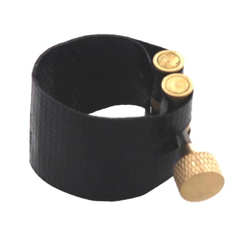 Saxophone Clip Leather Ligature Single Screw Fastener Clip Mouthpiece Ligature