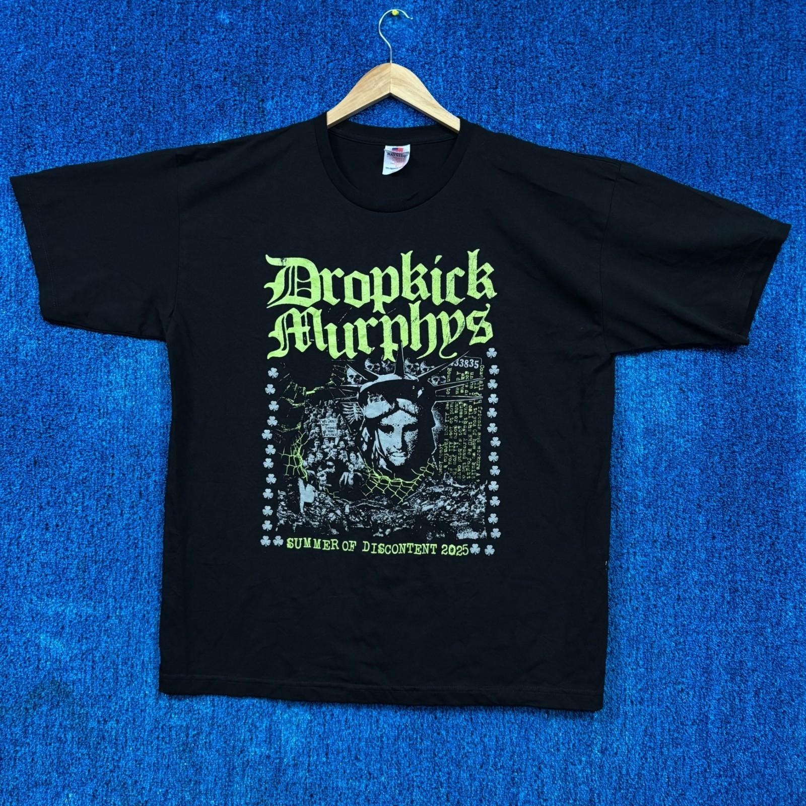 Dropkick Murphys Summer of Discontent 2025 Tour Punk Tee XL Unisex T-Shirt L