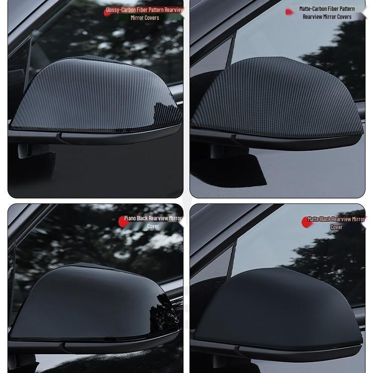 Tesla Model Y/3 Rückspiegel Carbonfaser Abdeckung Set