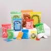 200pcs Colour Trumpet Self Sealing Bag Mini Transparent Thick Jewelry Packaging Bags Plastic Packing Storage Zipper Sealing Bag