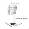 Hat Display Head Men Mannequin Model Multifunctional Caps Storage Rack with Base for Styling