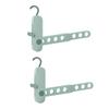 2Pcs Plastic Folding Clothes Hanger Rack Hanging Clothes Hanger Clothes Storage Organizer  Hotels
