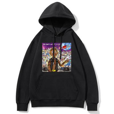 Álbum The Party Never Ends Moletom com capuz Juice Wrld Moletom com capuz retrô com estampa gráfica e manga comprida