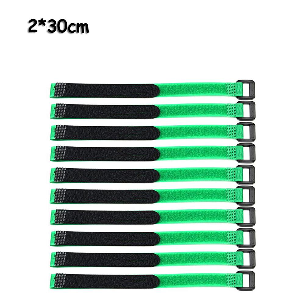 10 PCs 20*500mm Nylon Hook&Loop Strap Cable Multil Purpose Self-adhesive Bike Tie Bicycle Strap Reusable Fastening Cable Ties