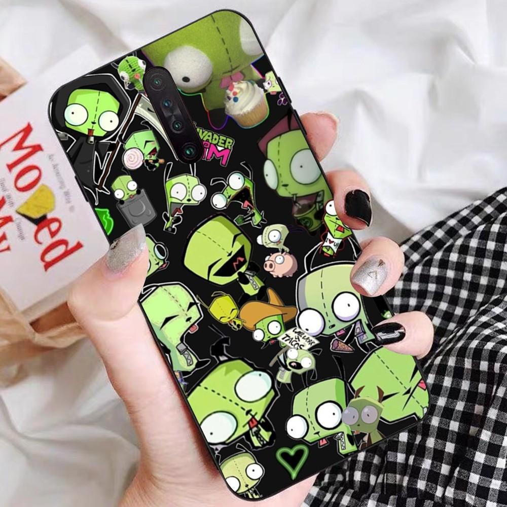 

Invader Zim Anime Phone Case For Redmi 5 6 7 8 9 10 Plus Pro 6 7 8 9 A GO K20 K30 K40 Pro Plus F3 Fundas Redmi K30 Pro