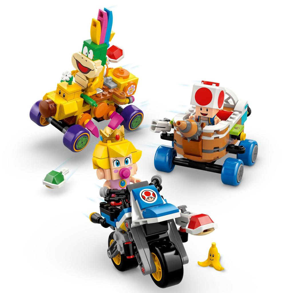 LEGO Super Mario Mario Kart Baby Peach and Grand Prix Set Toy Birthday Present Block Boys Girls Children 8 Years Old 9 Years Old 10 Years Old