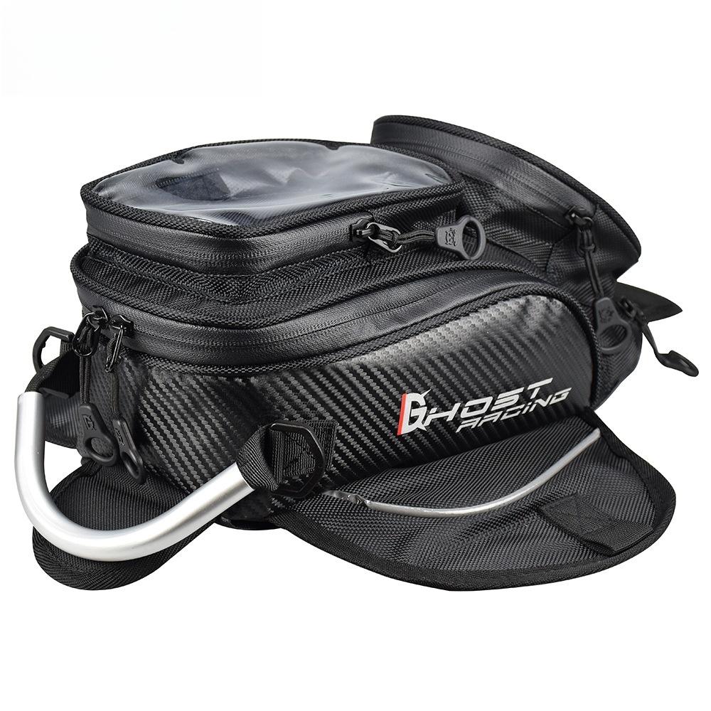 Motorcycle Magnet Bag, Touch Navigation Oil Bag Dust Bag, Motorcycle Fuel Tank Bag Knight Shoulder Bag Waist Bag Equipment