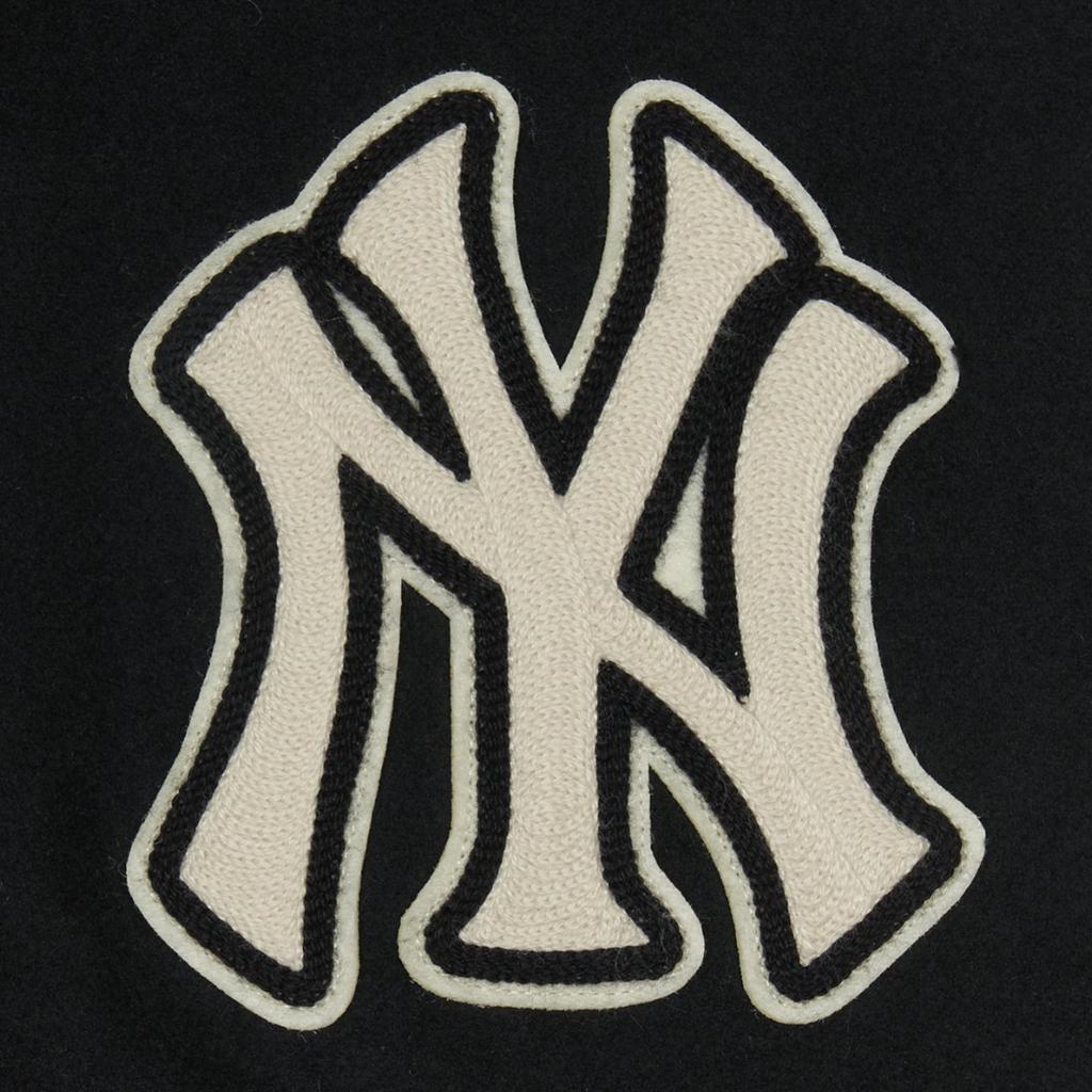 New MLB Baseball Jacket Unisex Black 3AJPV1046-50BKS