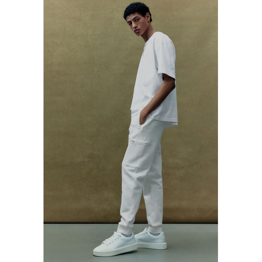 H M Oversized FiT CoTTon T sHirT wHiTe