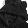 Men's Winter Fashion Solid Color Plush Hooded Sweatshirt