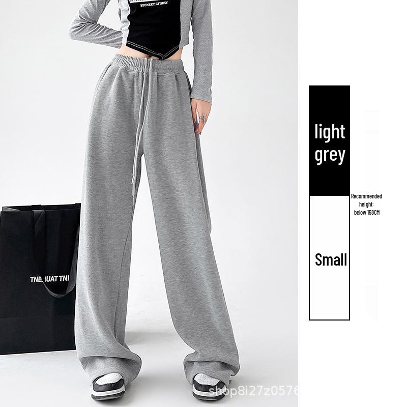 Women's High Waist Wide-Leg Sweatpants: 2025 American Spring/Autumn Style Joggers