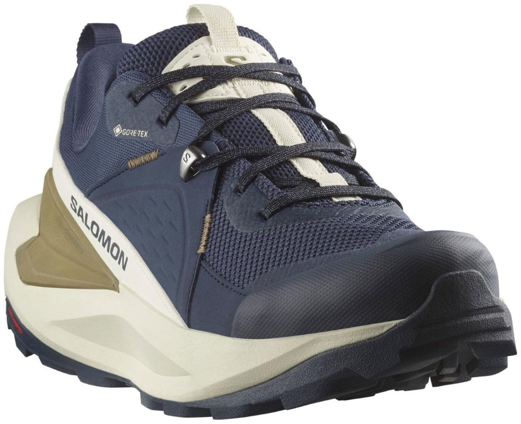Обувь для треккинга Salomon Elixir GTX Hiking Shoes blue nights/almond milk/gothic olive