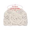 Flowers Knitted Hat Hollowed Out Skullies Hat Breathable Baotou Hat  for Women