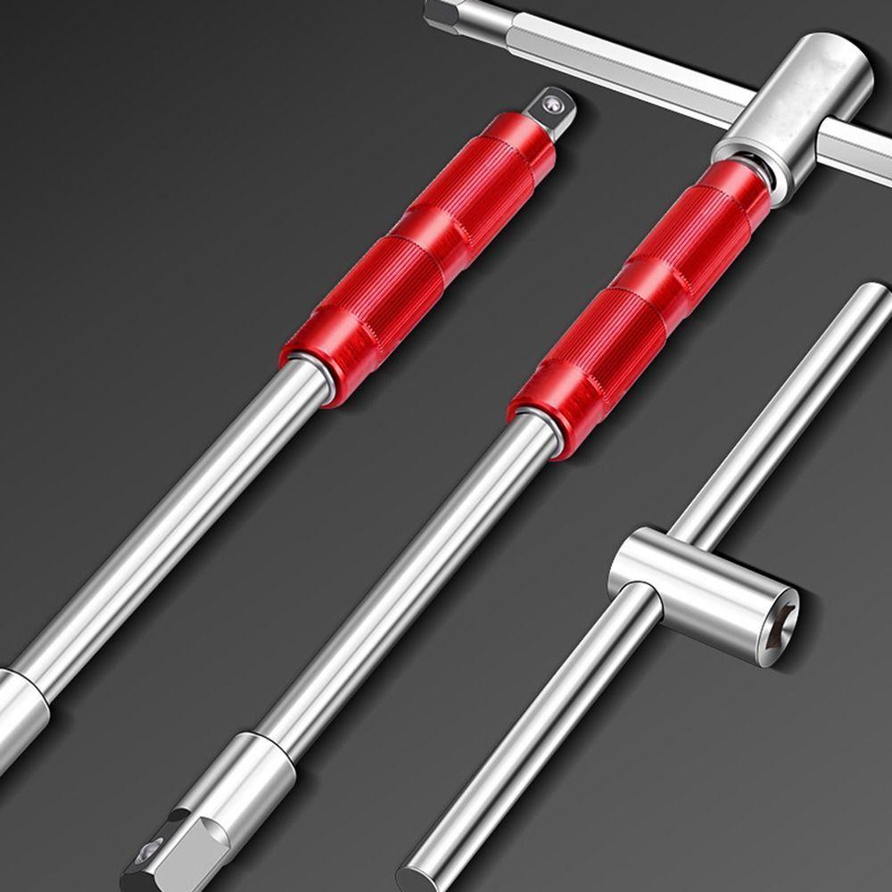 New Multifunctional T-Handle Wrench Set Universal Replaceable Hex Allen Spanner Repair Wrench