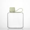 Tritan Handheld Flat Style Water Bottle - Fresh, Stylish, Portable Student Cup for Fruit Tea