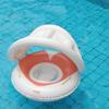Large Toddler Boat-Themed Swimming Ring with Canopy & Steering Wheel