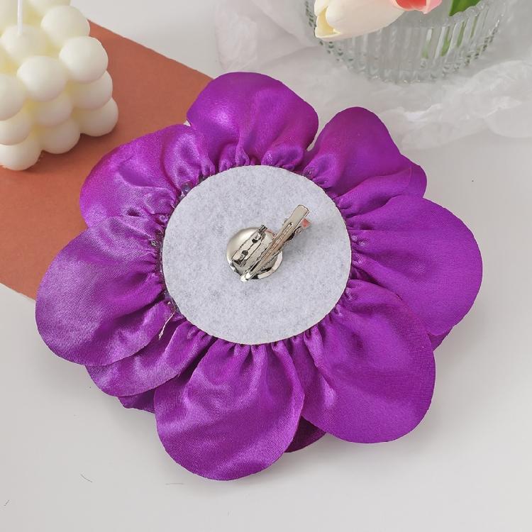 Spilla Floreale in Tessuto alla Moda Peonia Spilla da Bavero Elegante Accessorio Gioiello per Donna